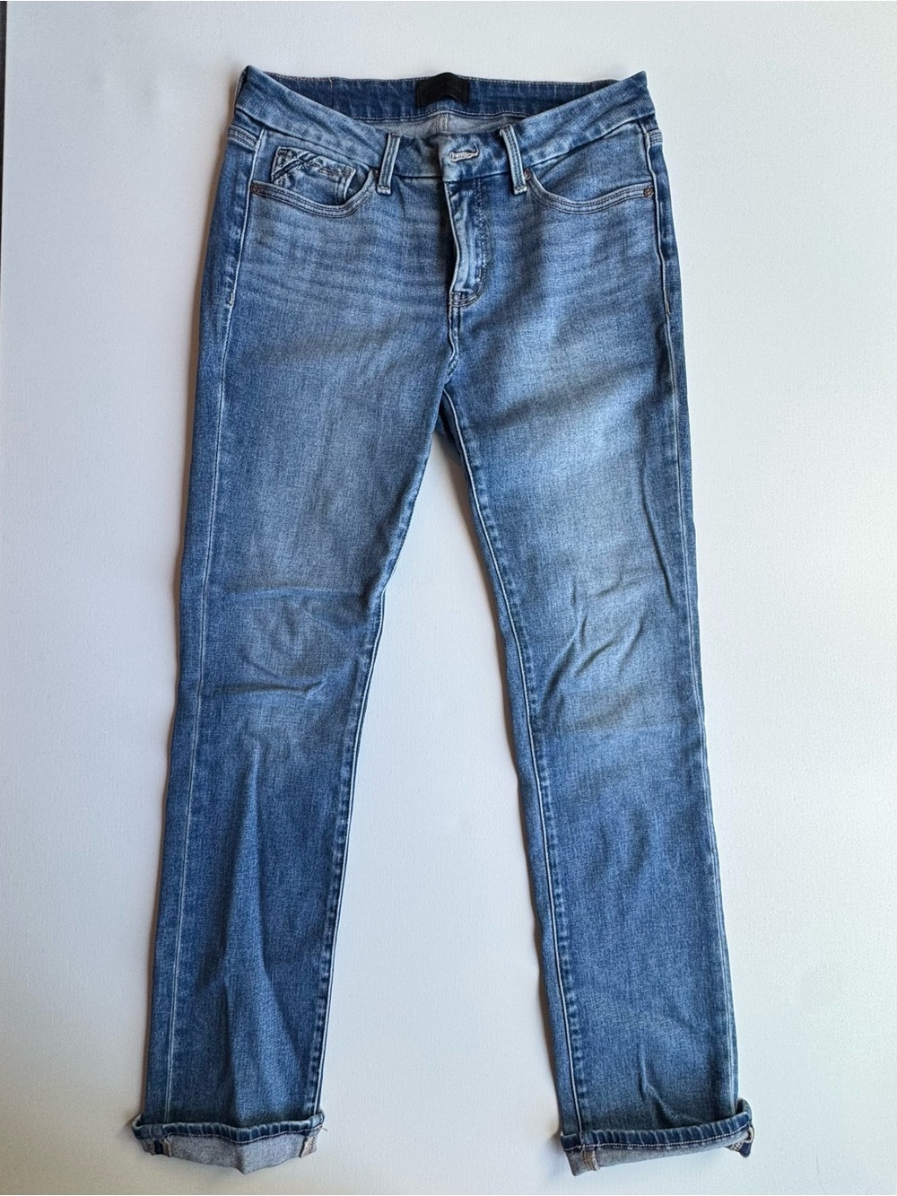 Buckle Black Women's Light Blue Skinny Jeans Fit No. 53 Straight Like New